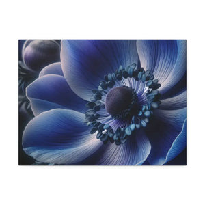 Blue Anemone Canvas Art Semi Glossy Finish - Dipaliz - Posters Prints & Visual Artwork