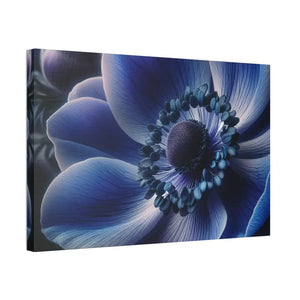 Blue Anemone Canvas Art Semi Glossy Finish - Dipaliz - 30″ x 20″ (horizontal) / 1.5’’ - Posters Prints & Visual Artwork