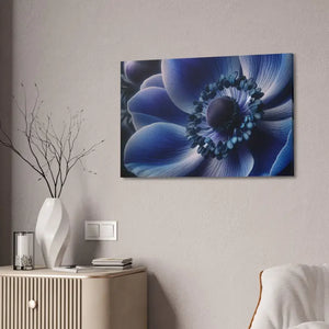 Blue Anemone Canvas Art Semi Glossy Finish - Dipaliz - Posters Prints & Visual Artwork