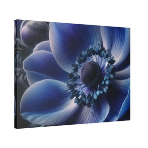 Blue Anemone Canvas Art Semi Glossy Finish - Dipaliz - 40’’ x 30’’ (horizontal) / 1.5’’ - Posters Prints & Visual