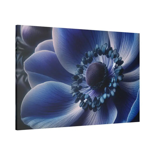 Transform your Space with Blue Anemone Canvas Glossy Finish - 60’’ x 40’’ (horizontal) / 1.5’’