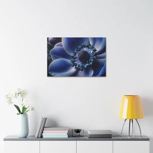Blue Anemone Canvas Art Semi Glossy Finish - Dipaliz - Posters Prints & Visual Artwork