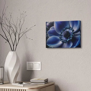 Blue Anemone Canvas Art Semi Glossy Finish - Dipaliz - Posters Prints & Visual Artwork