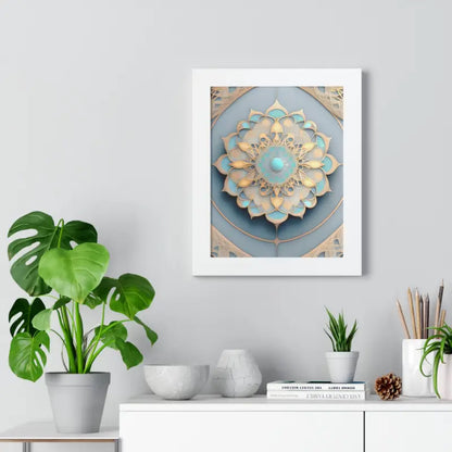 Elevate your Space with an Intricate Abstract Geometric Poster