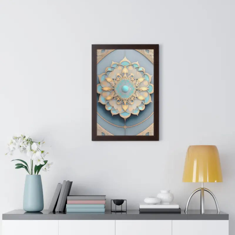 Elevate your Space with an Intricate Abstract Geometric Poster