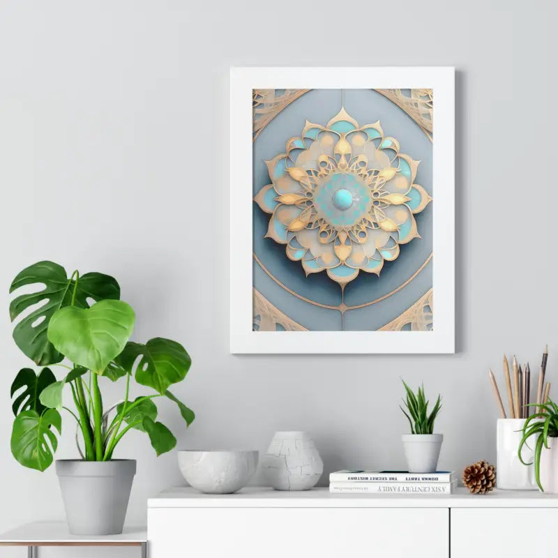 Elevate your Space with an Intricate Abstract Geometric Poster