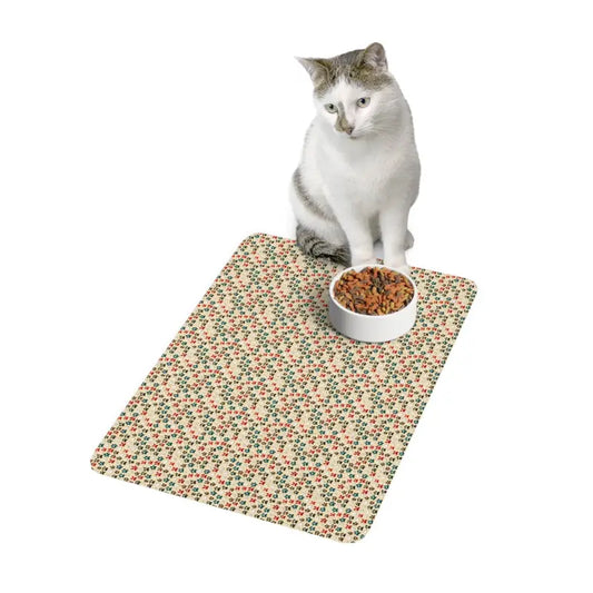 Transform Mealtime with the Dipaliz Pet Food Mat! - 12’’ × 18’’ / Rectangle Pets