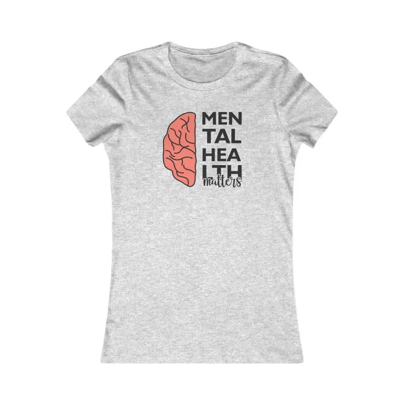 Metal Health Matters Women’s Tee - Stylish & Comfy Favorite - s / Athletic Heather T-shirt