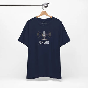 Unisex Jersey Short Sleeve on Air Podcast Tee - Dipaliz - T-shirts