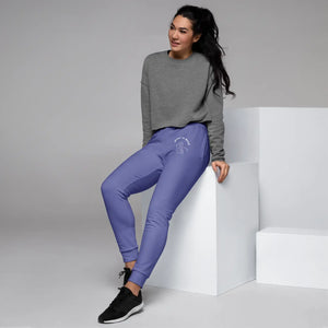 Miles in Mind Women’s Periwinkle Jogger Pants | Slim Fit Athletic Track Joggers - s