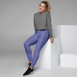 Miles in Mind Women’s Periwinkle Jogger Pants | Slim Fit Athletic Track Joggers - s