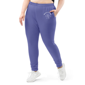 Miles in Mind Women’s Periwinkle Jogger Pants | Slim Fit Athletic Track Joggers - s