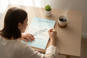 Digital Downloads - Mindful Moments Journal Printable - Daily Awareness - Dipaliz