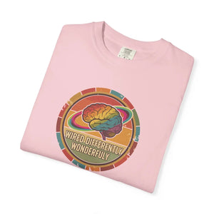 Mindfully Different T-shirt, ?Wired & Wonderfully’ Retro Brain Graphic Tee - T-shirts - m