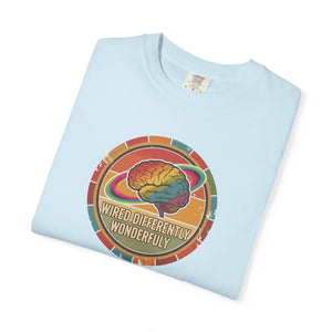 Mindfully Different T-shirt, ?Wired & Wonderfully’ Retro Brain Graphic Tee - T-shirts - m