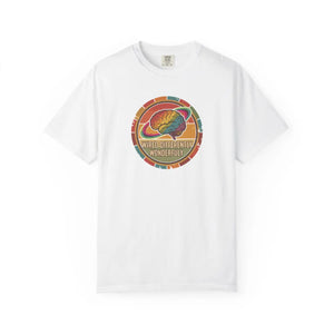 Mindfully Different T-shirt, ?Wired & Wonderfully’ Retro Brain Graphic Tee - T-shirts - m