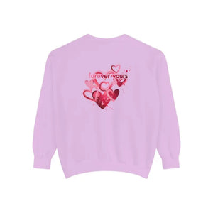 Sweatshirt - Heart Graphic Pullover Oversized Romantic - Dipaliz