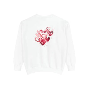 Sweatshirt - Heart Graphic Pullover Oversized Romantic - Dipaliz