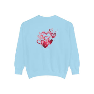 Sweatshirt - Heart Graphic Pullover Oversized Romantic - Dipaliz