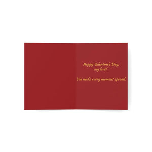 Dazzling Golden Heart Greeting Cards - Variety Pack - Dipaliz
