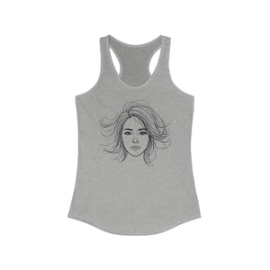 Slim Sketch Racerback Tank - Turn Heads Style - Dipaliz - Tops