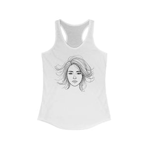 Slim Sketch Racerback Tank - Turn Heads Style - Dipaliz - Tops