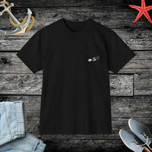 Hand-drawn Fish with Bubbles Tee for Lovers - Dipaliz - Black / s - T-shirts