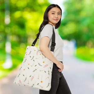 Bags - Leaf Adjustable Tote Bag - Minimalistic Style - Dipaliz