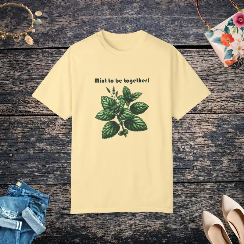 Mint to Be: Comfort Colors Relaxed Tee for Ultimate Style - Banana / s T-shirt