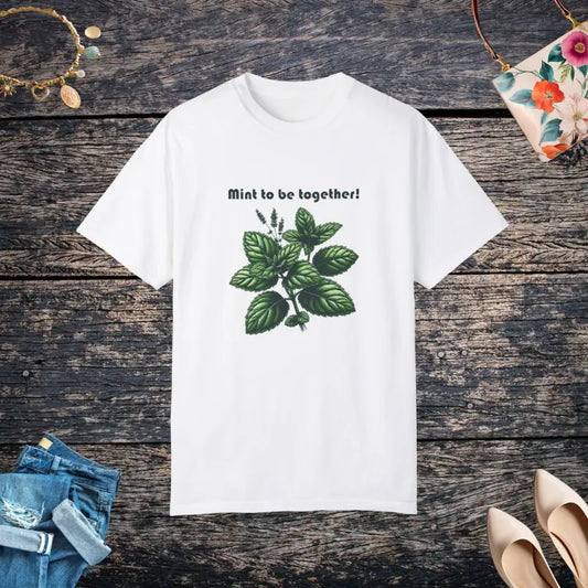 Mint to Be: Comfort Colors Relaxed Tee for Ultimate Style - White / s T-shirt