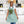 Mint Leaves Apron - Tie-back Closure Polyester - Dipaliz - Aprons