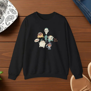 Cute Menace Sweatshirt - Pastel Doodle Unisex Crewneck - Dipaliz - Black / s - Sweatshirts