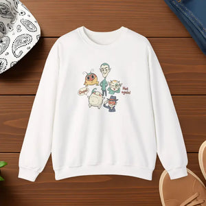 Cute Menace Sweatshirt - Pastel Doodle Unisex Crewneck - Dipaliz - Sweatshirts
