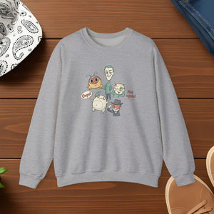 Cute Menace Sweatshirt - Pastel Doodle Unisex Crewneck - Dipaliz - Sport Grey / s - Sweatshirts