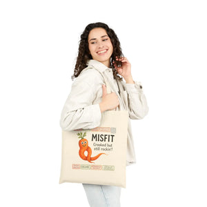 Misfit Organic Cotton Tote - Whimsical Veggie Design - Dipaliz - Shopping Totes