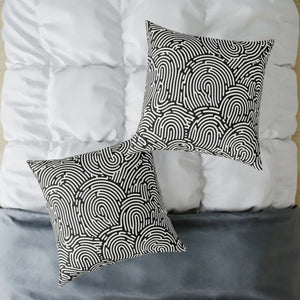 Modern Abstract Pattern Square Pillow Cozy Accent Piece Dipaliz - Throw Pillows