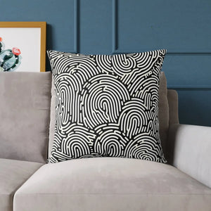 Modern Abstract Pattern Square Pillow Cozy Accent Piece Dipaliz - Throw Pillows