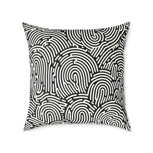 Modern Abstract Pattern Square Pillow Cozy Accent Piece Dipaliz - Throw Pillows