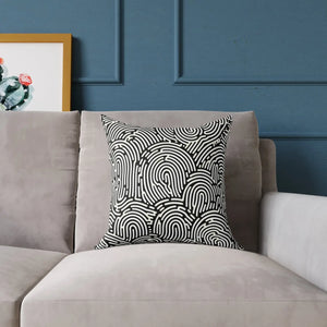 Modern Abstract Pattern Square Pillow Cozy Accent Piece Dipaliz - Throw Pillows