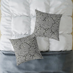 Modern Abstract Pattern Square Pillow Cozy Accent Piece Dipaliz - Throw Pillows