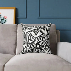 Modern Abstract Pattern Square Pillow Cozy Accent Piece - Dipaliz - Throw Pillows