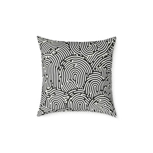 Modern Abstract Pattern Square Pillow Cozy Accent Piece - Dipaliz - 20’’ × - Throw Pillows