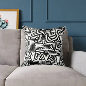 Modern Abstract Pattern Square Pillow Cozy Accent Piece - Dipaliz - Throw Pillows
