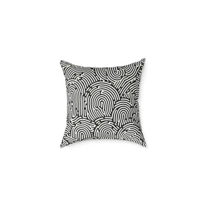 Modern Abstract Pattern Square Pillow Cozy Accent Piece - Dipaliz - Throw Pillows