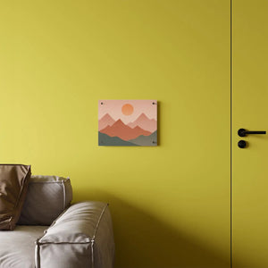 Abstract Sunset Landscape – Modern Acrylic Wall - Dipaliz - Prints
