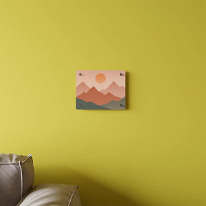 Abstract Sunset Landscape – Modern Acrylic Wall - Dipaliz - Prints