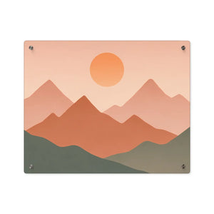 Abstract Sunset Landscape – Modern Acrylic Wall - Dipaliz - Prints