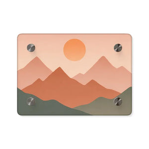 Abstract Sunset Landscape Modern Acrylic Wall Art - Dipaliz - 7’’ x 5’’ (horizontal) / 0.25’’ - Prints