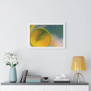 Framed Horizontal Poster Abstract Circles Bold Modern Art by Dipaliz - Posters Prints & Visual Artwork