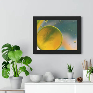 Framed Horizontal Poster Abstract Circles Bold Modern Art by Dipaliz - Posters Prints & Visual Artwork